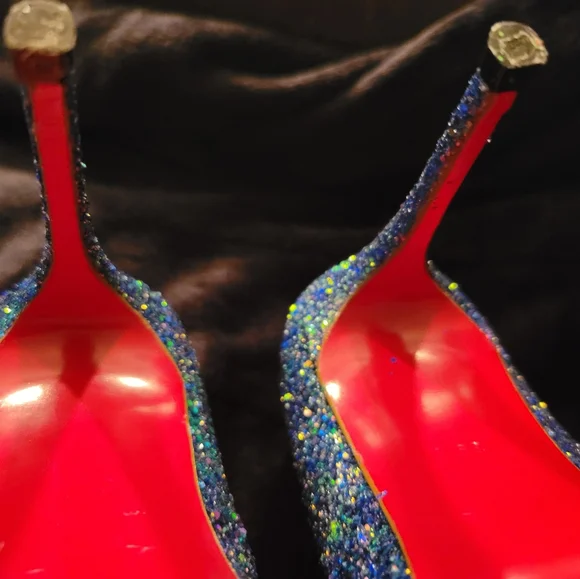 Christian Louboutin Glitter Pigalle 39.5 - Picture 12 of 12